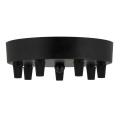  Rosace M�tal Noir Multi 7 Sort 