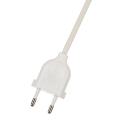  Cordon alim. 200cm Blanc fiche 