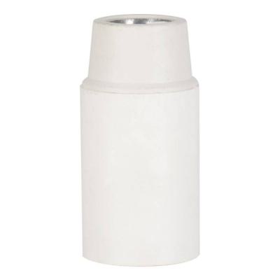  Douille E14 TP Lisse Blanche 