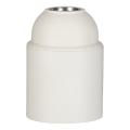  Douille E27 TP Lisse Blanche 
