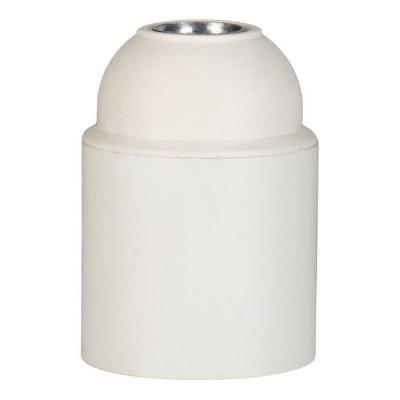  Douille E27 TP Lisse Blanche 