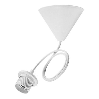  Suspension TP E27 140cm Blanch 