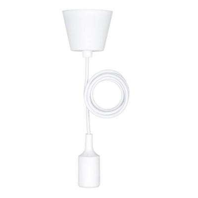  Suspension Silicone E27 Blanc 