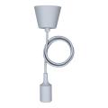  Suspension Silicone E27 Gris 