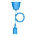  Suspension Silicone E27 Bleu 