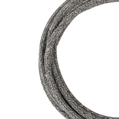  C�ble Textile Tweed 2C 3M Noir 