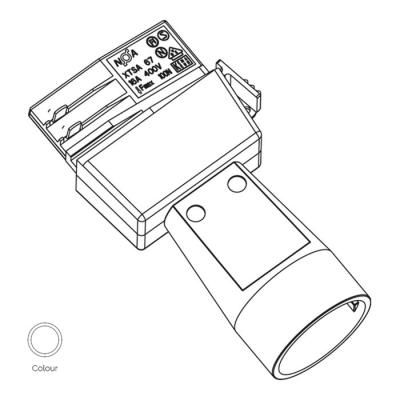  XTSA 67S-3 Schuko Adaptateur B 