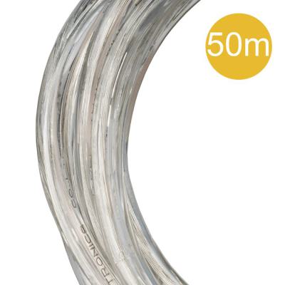  C�ble PVC Rond 2C 50M Transpar 