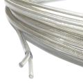  C�ble PVC Plat 2C 200M Transpa 