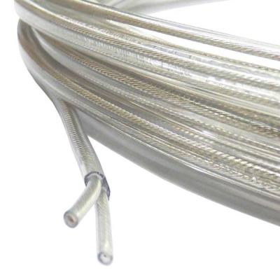 C�ble PVC Plat 2C 200M Transpa 