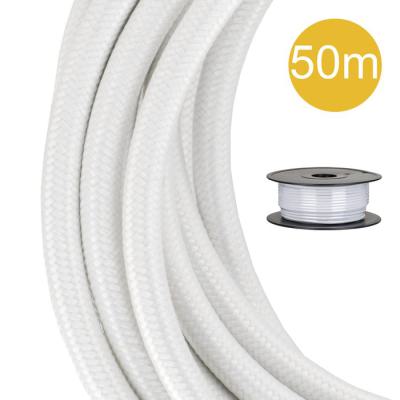  C�ble Textile 3C 50 mtr Blanc 