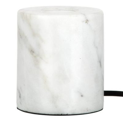  Lampe � poser E27 Marbre Blanc 
