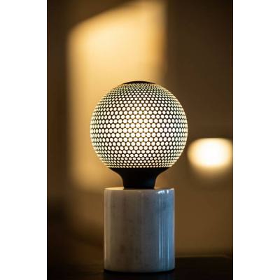  Lampe � poser E27 Marbre Blanc 