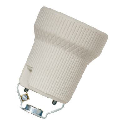  Douille Porcelaine E27 + suppo 