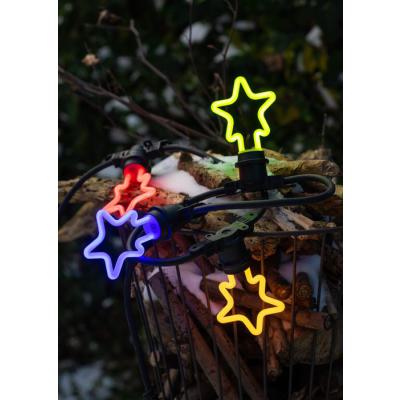  LED Neon Star E27 4W Bleu 
