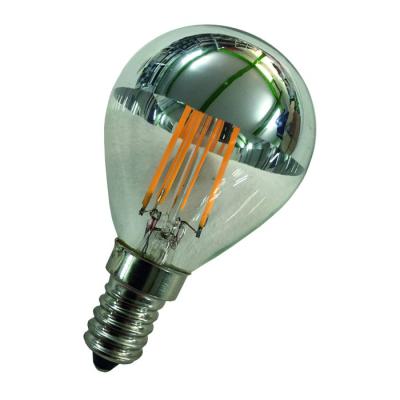  LED FIL G45 Calotte Argent�e E 