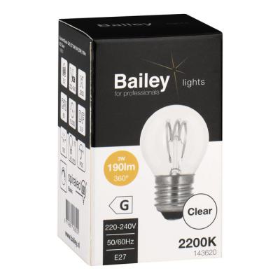  SPIRALED Basic G45 E27 3W Clai 