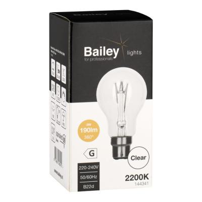  SPIRALED Basic A60 B22d DIM 3W 
