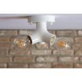  Plafonnier M�tal Trio E27 Blc 