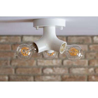  Plafonnier M�tal Trio E27 Blc 