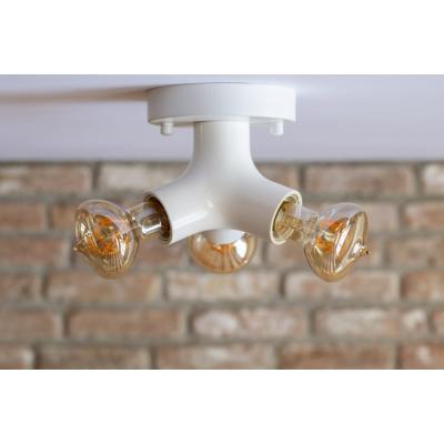  Plafonnier M�tal Trio E27 Blc 