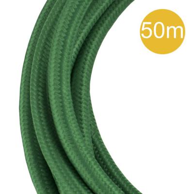  C�ble Textile 3C 50 mtr Vert 