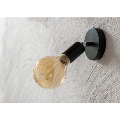  Plafonnier / Applique E27 Noir 