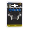  2x T5 Wedge Base LED Blanc 12V 