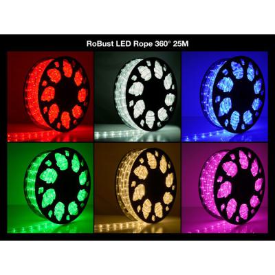  RoBust LED Rope 360� 25m Vert 