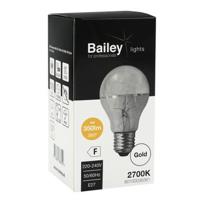  LED FIL A60 Calotte Dor�e E27 