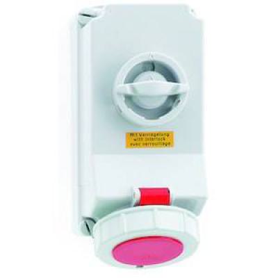 Socle CDE 400V 3P+T 32A IP67 