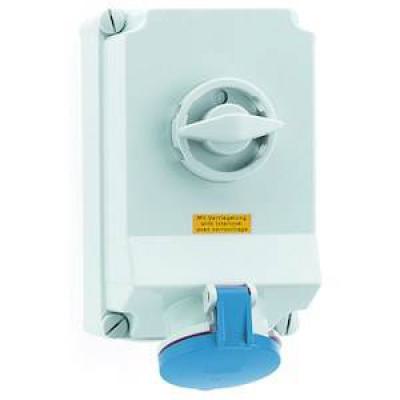  Socle CDE 230V 2P+T 63A IP44 