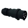  Fiche noire 400V 5P 32A IP44 