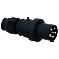  Fiche noire 400V 5P 63A IP44 