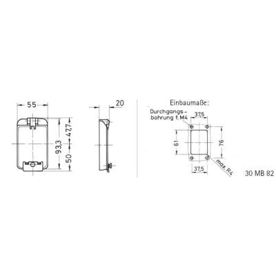  Fen�tre 2 modules simple IP44 