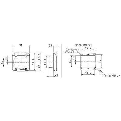  Fen�tre 4 modules IP44 