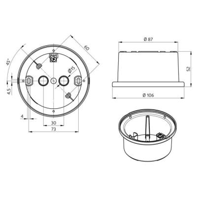  Bo�te AP IP54 pour PD11 