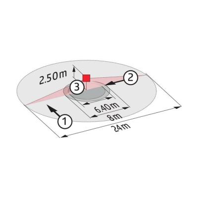  Lentille 360� pour PD4N RAL701 
