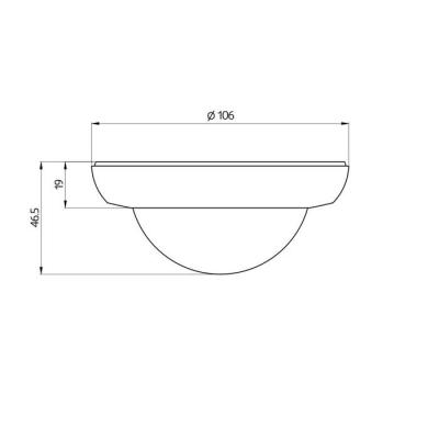  Lentille 360� pour PD4N RAL701 