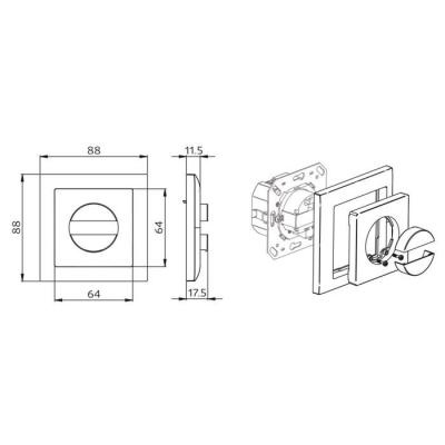  Cadre 140-L IP20-RAL7021 