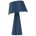  Lampe table solaire bleu mat 