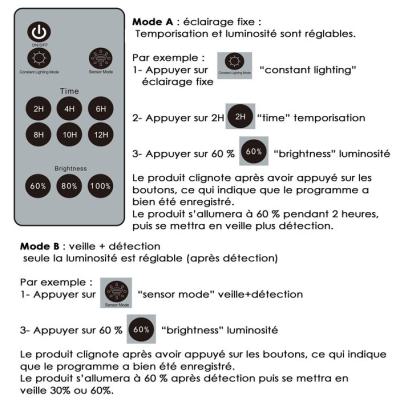  Projecteur/lanterne solaire 