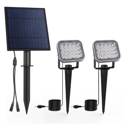  Double spot piquet solaire 
