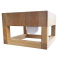  Lampe de table en bois 10cm 