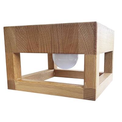  Lampe de table en bois 10cm 