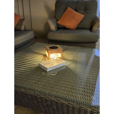  Lampe de table en bois 10cm 