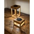  Lampe de table en bois 20cm 