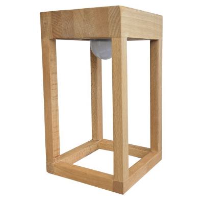  Lampe de table en bois 20cm 