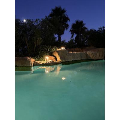  Lampe de table en bois 20cm 