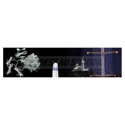  Rideau LED Blanc pur-2x1,5m 
